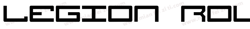 Legion Rough字体转换